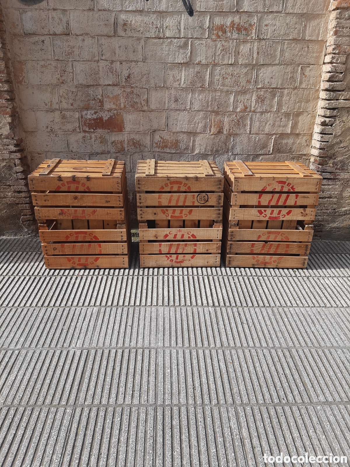 Antig&uuml;edades: Lote 2 cajas antiguas de madera - Foto 5