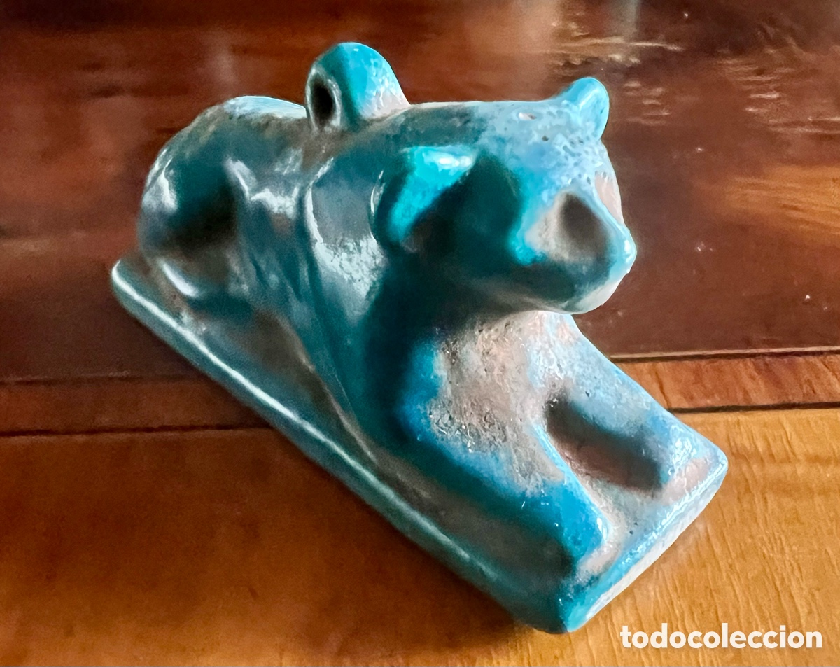 Antig&uuml;edades: Statuette der G&ouml;ttin Sachmet - Foto 2