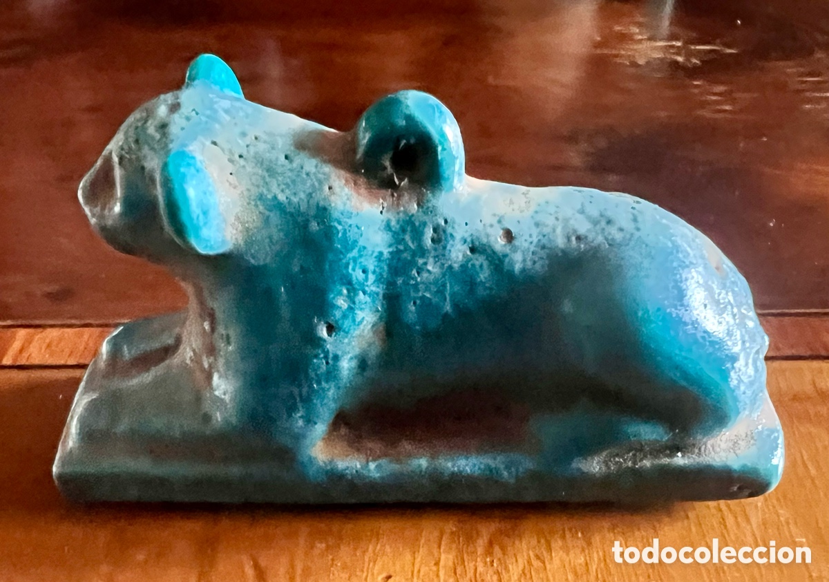 Antig&uuml;edades: Statuette der G&ouml;ttin Sachmet - Foto 3