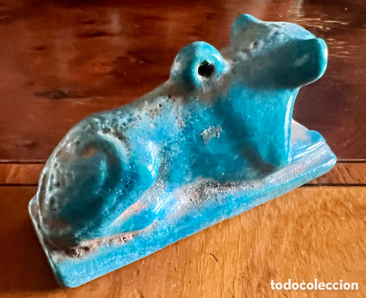 Antig&uuml;edades: Statuette der G&ouml;ttin Sachmet - Foto 5