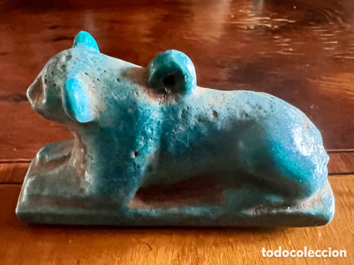 Antig&uuml;edades: Statuette der G&ouml;ttin Sachmet - Foto 6