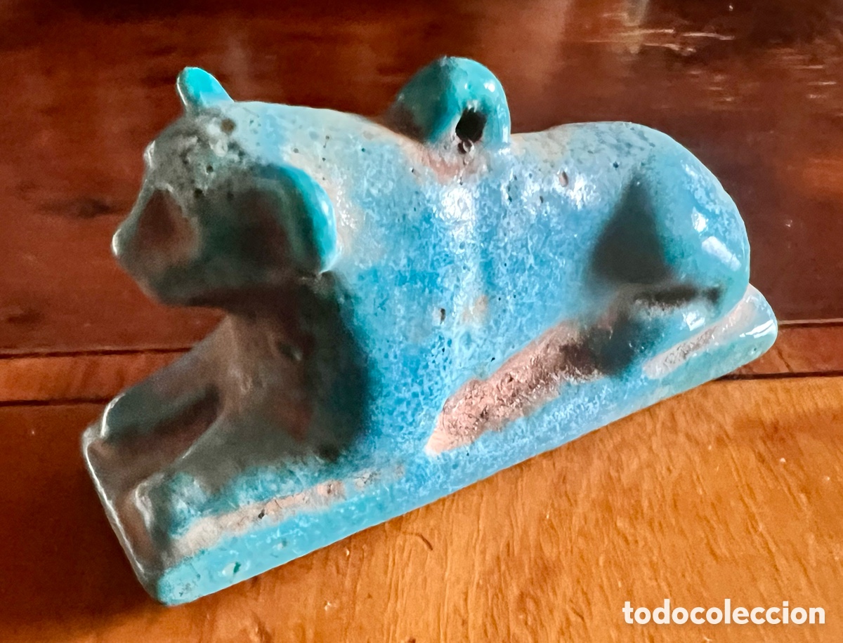Antig&uuml;edades: Statuette der G&ouml;ttin Sachmet - Foto 7