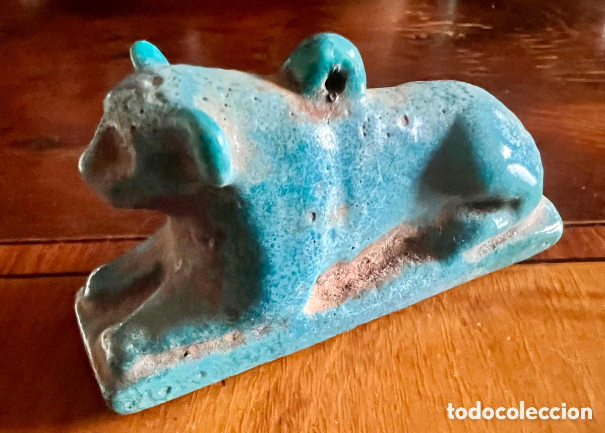 Antig&uuml;edades: Statuette der G&ouml;ttin Sachmet - Foto 1