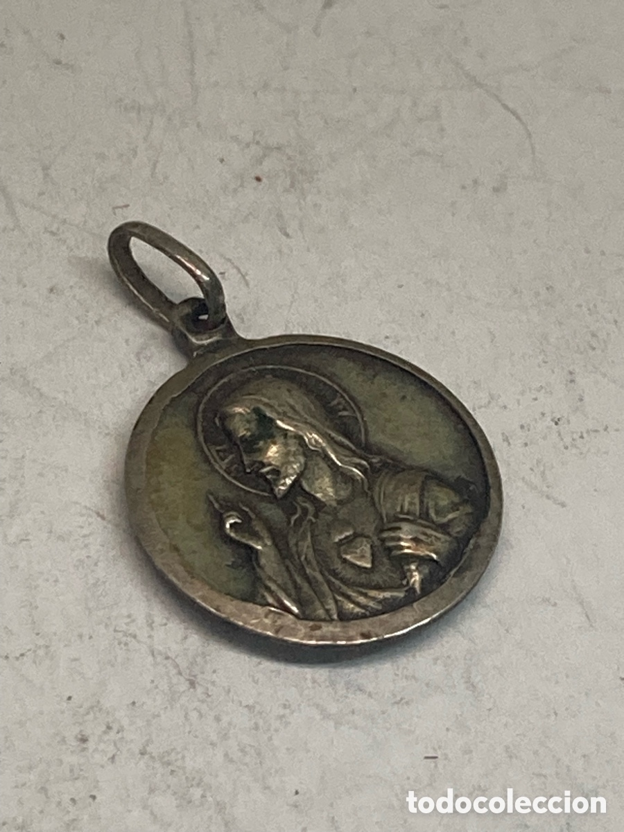Antig&uuml;edades: Medalla de plata religiosa C307 - Foto 1