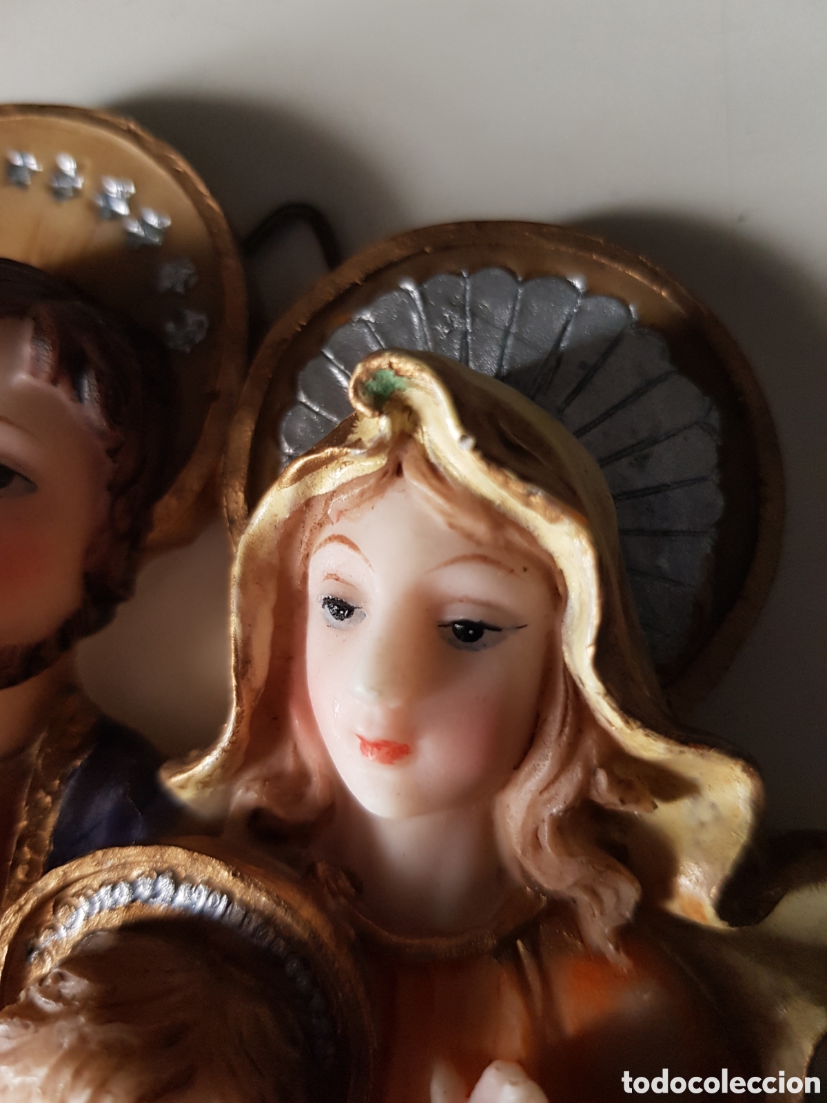 Antig&uuml;edades: Benditera de resina vintage. - Foto 3
