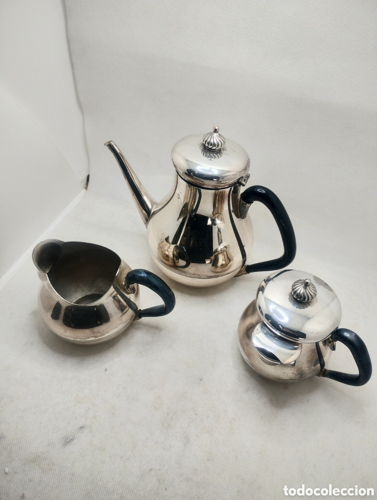 Antig&uuml;edades: Conjunto para caf&eacute;, Art Deco, FARCO PLAT - Foto 2