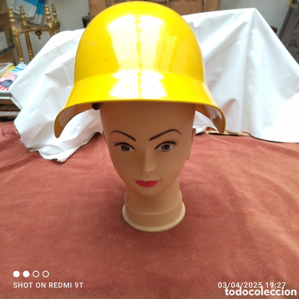 Antig&uuml;edades: Casco bombero Suiza antiguo - Foto 3