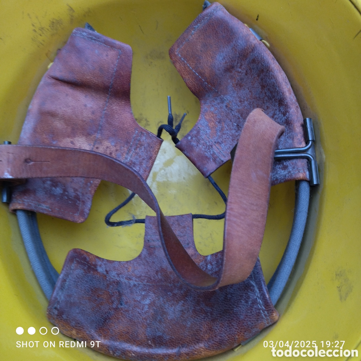 Antig&uuml;edades: Casco bombero Suiza antiguo - Foto 6