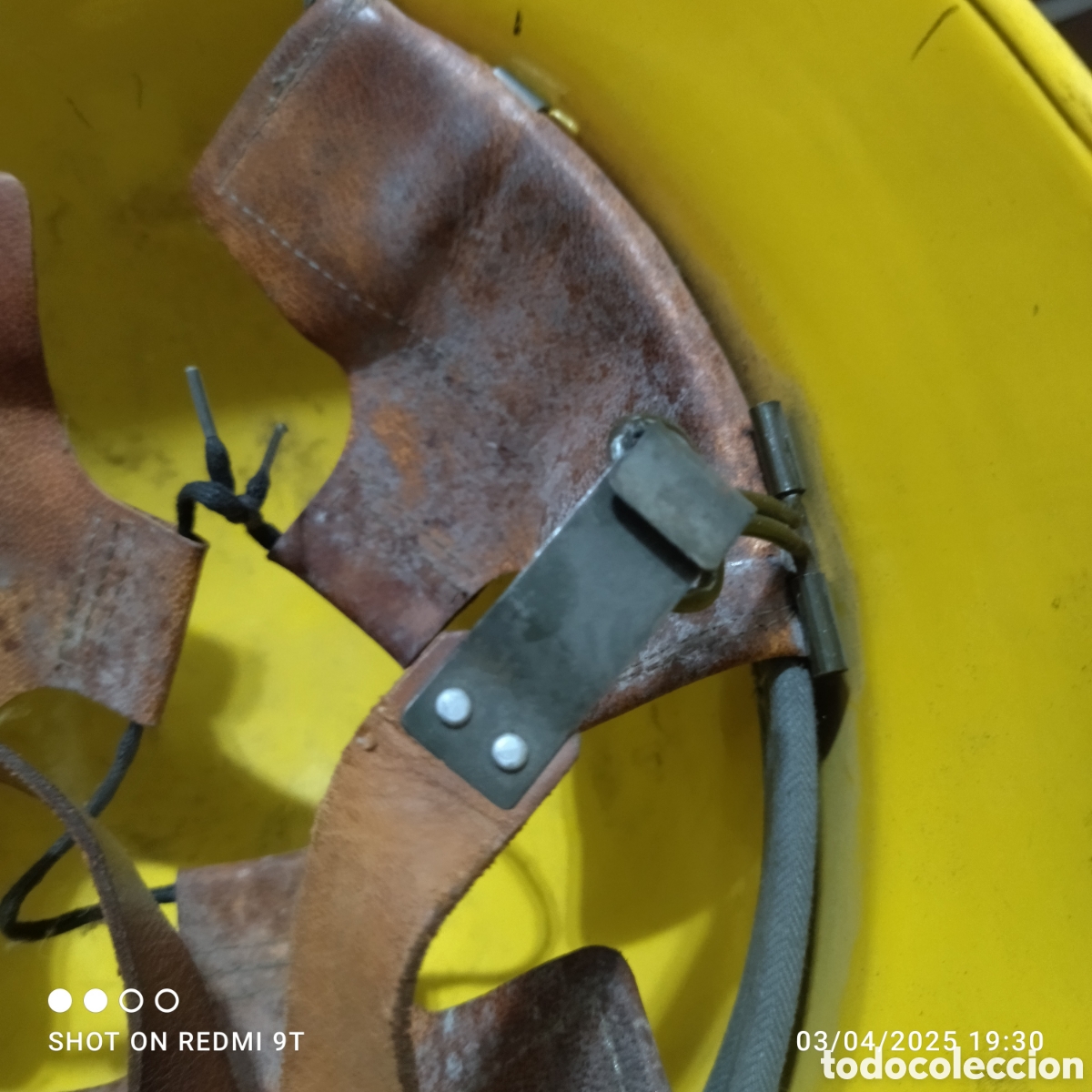 Antig&uuml;edades: Casco bombero Suiza antiguo - Foto 7