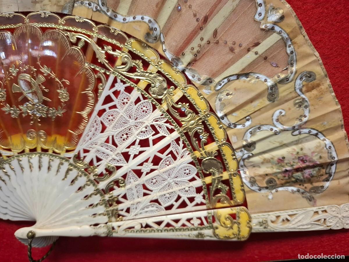 Antig&uuml;edades: Abanico de hueso calado - Foto 4