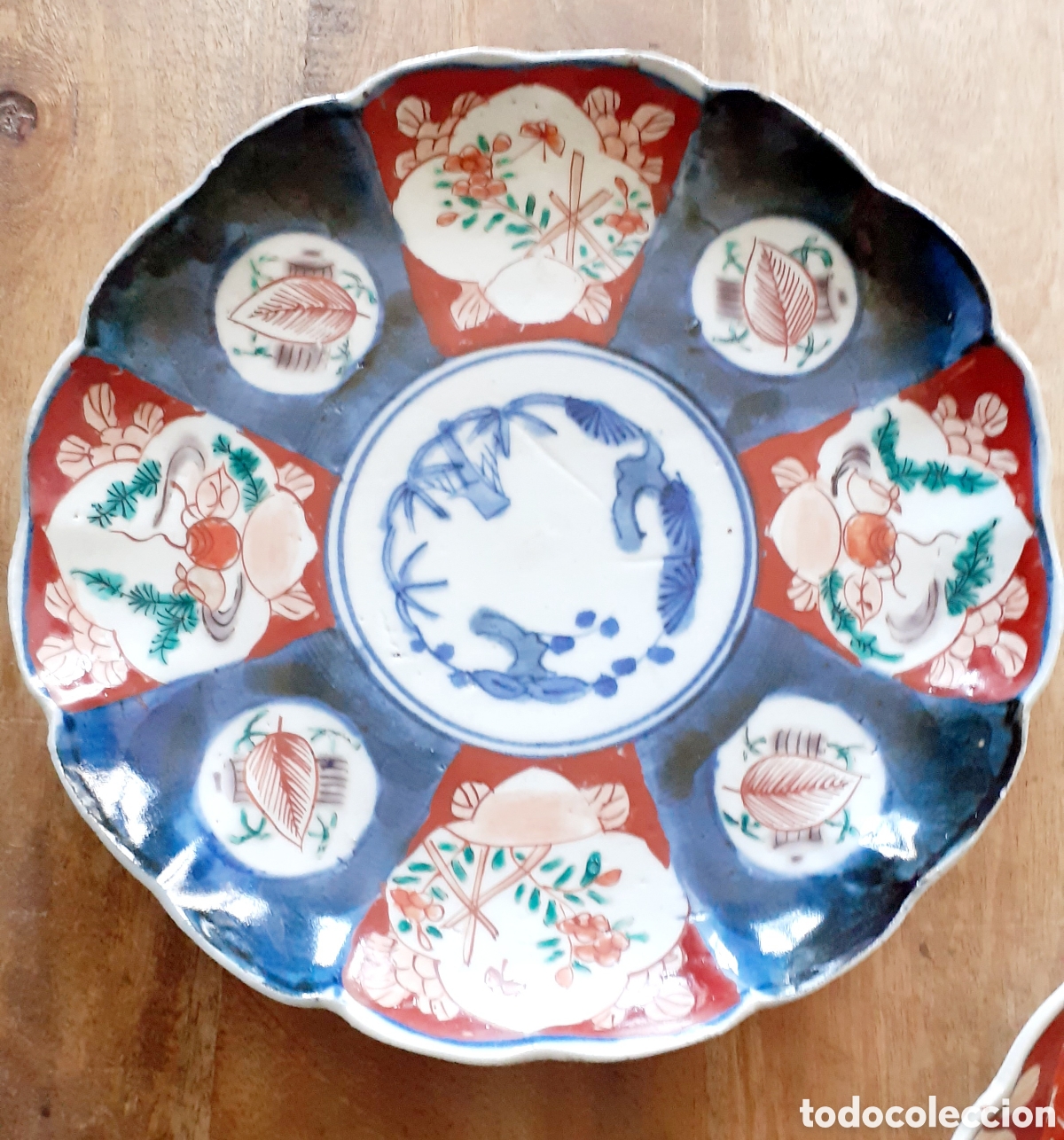 Antig&uuml;edades: 2 platos antiguos Imari - Foto 3