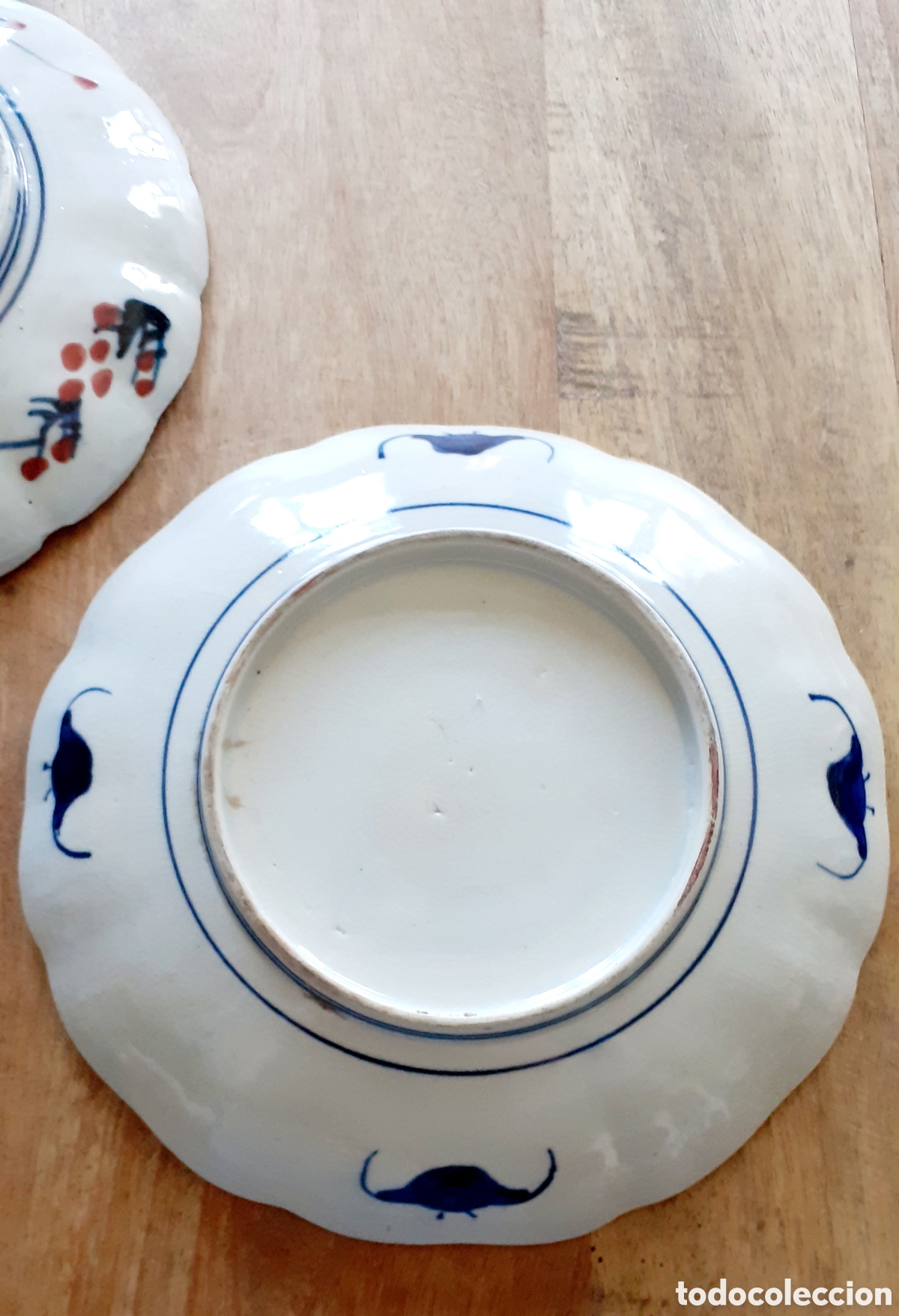 Antig&uuml;edades: 2 platos antiguos Imari - Foto 5