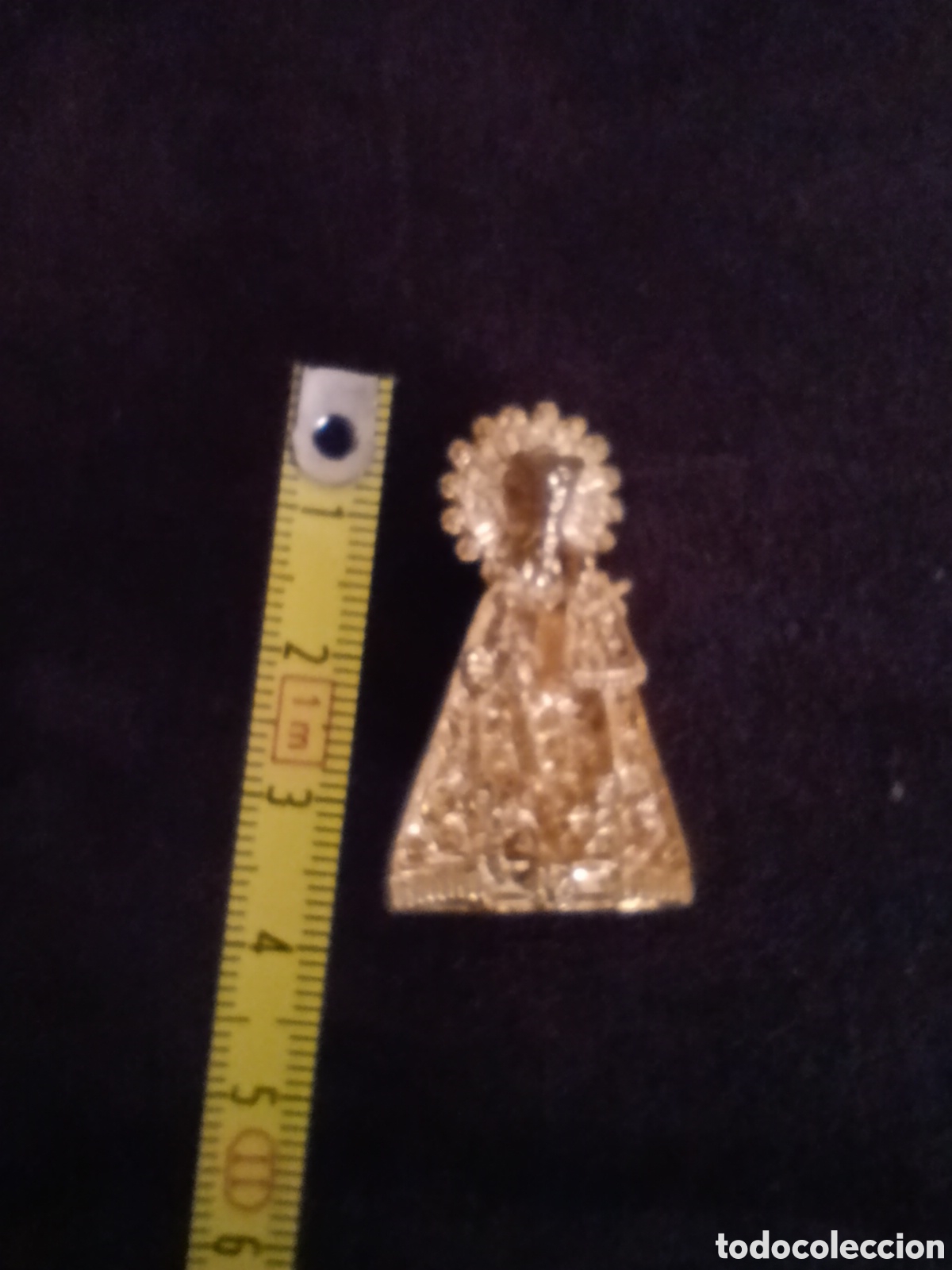 Antig&uuml;edades: Virgen de los desamparados,broche - Foto 2