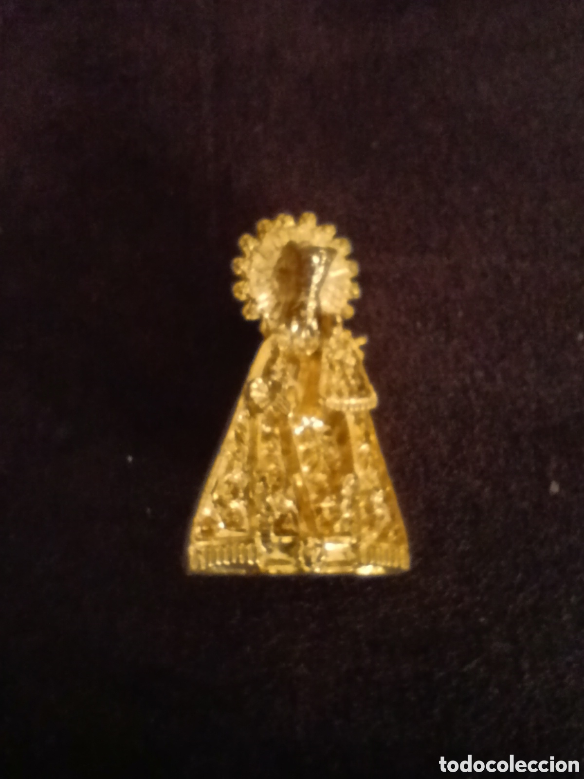 Antig&uuml;edades: Virgen de los desamparados,broche - Foto 1