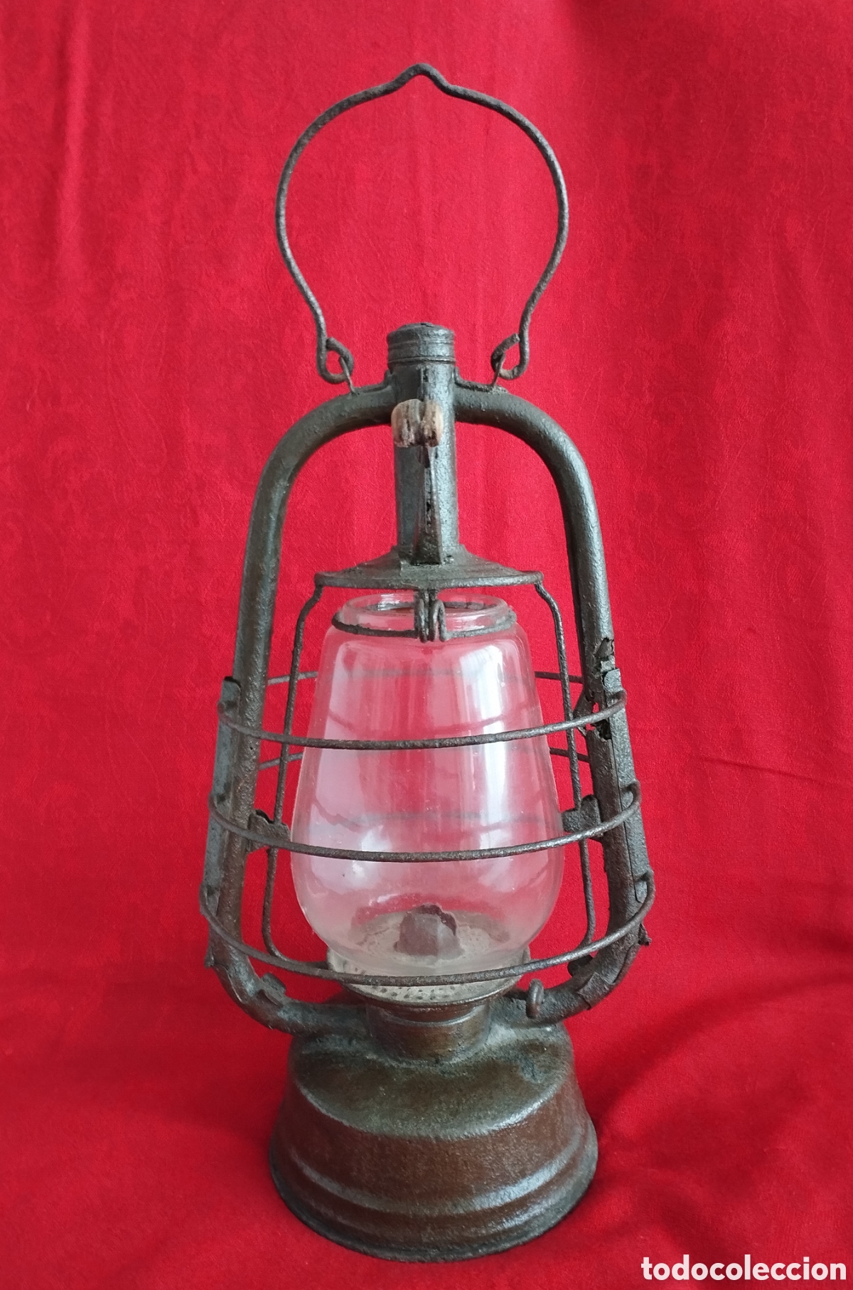 Antig&uuml;edades: Antigua L&aacute;mpara de Aceite. - Foto 5