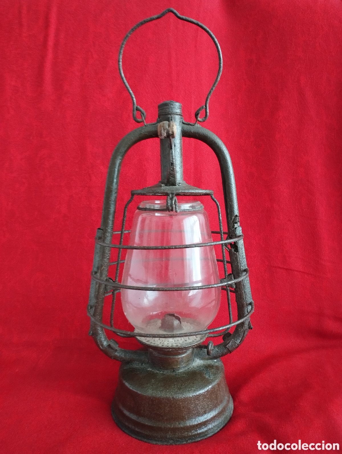 Antig&uuml;edades: Antigua L&aacute;mpara de Aceite. - Foto 6