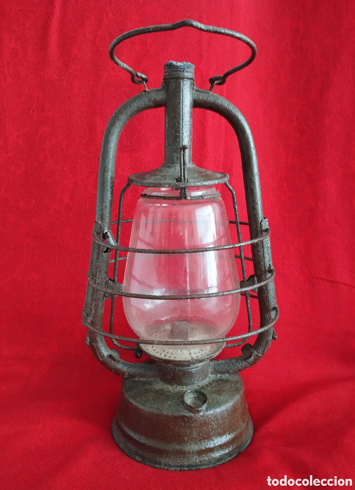 Antig&uuml;edades: Antigua L&aacute;mpara de Aceite. - Foto 7