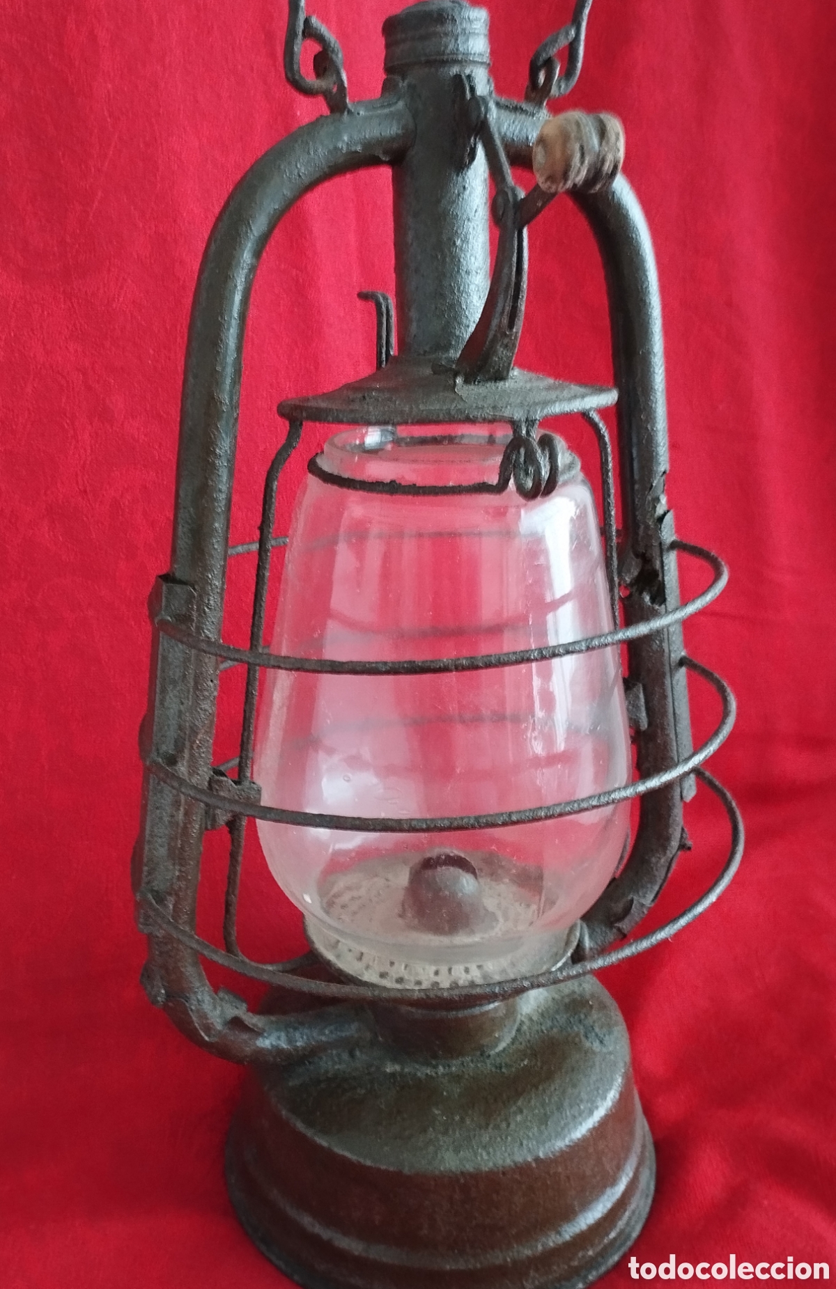 Antig&uuml;edades: Antigua L&aacute;mpara de Aceite. - Foto 1