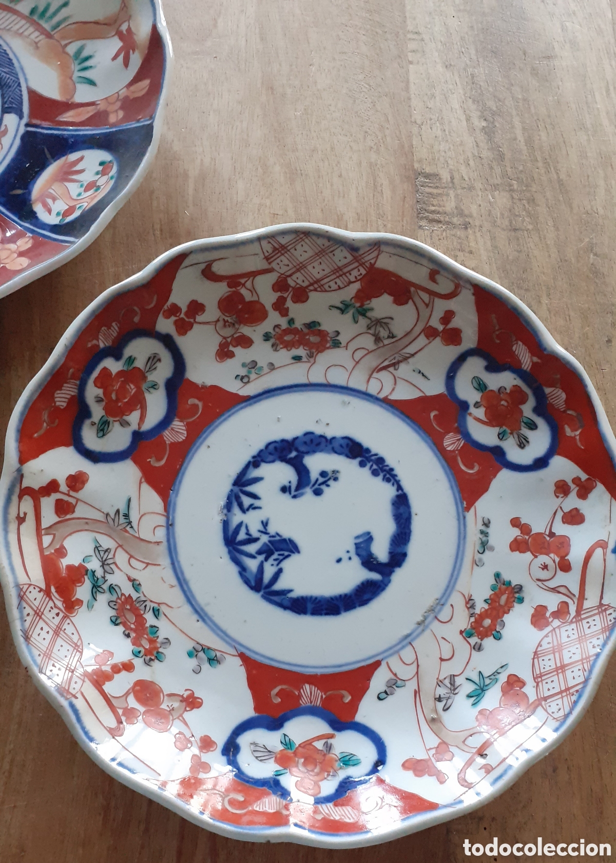 Antig&uuml;edades: 2 platos antiguos Imari - Foto 3