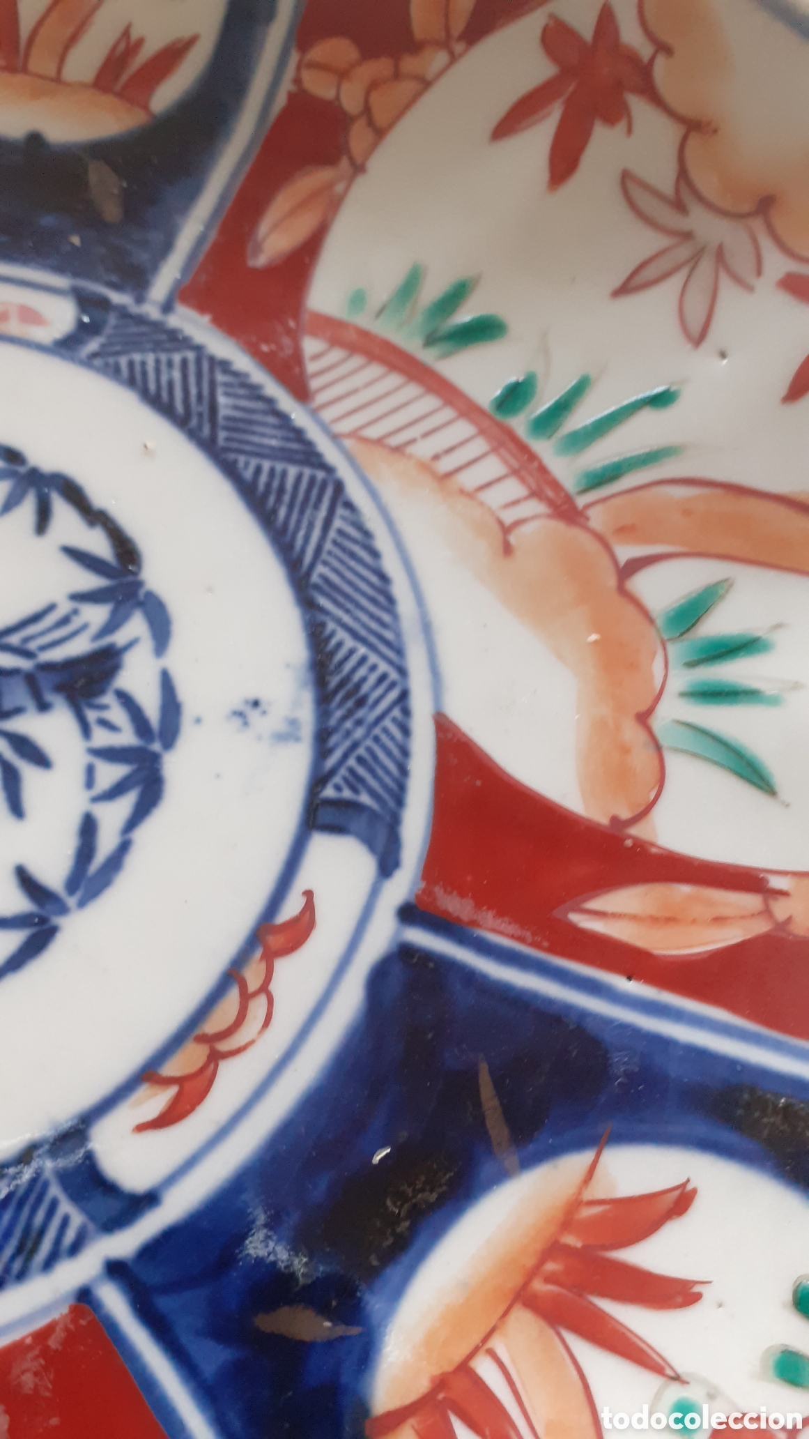 Antig&uuml;edades: 2 platos antiguos Imari - Foto 4