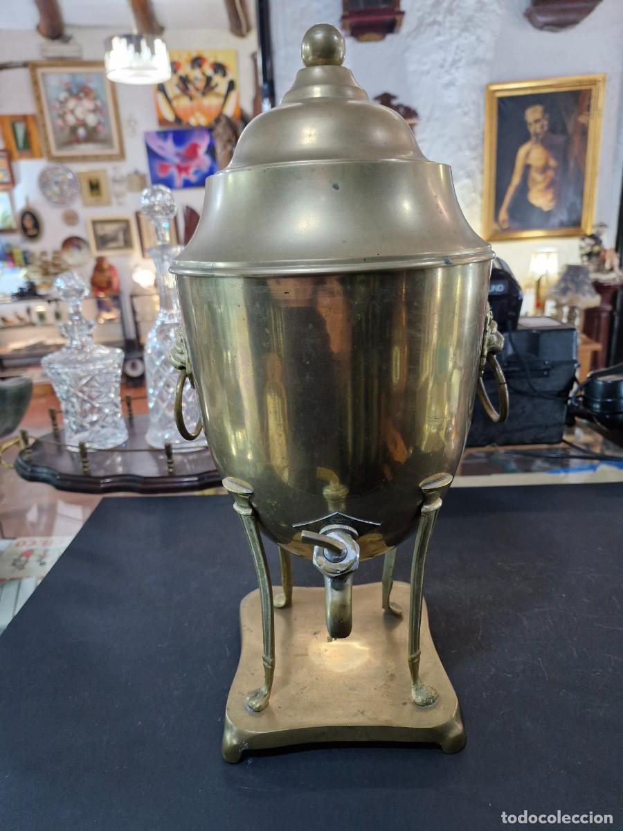 Antig&uuml;edades: ANTIGUO SAMOVAR COREANO CON CABEZA DE LEON TECXX 148 - Foto 1
