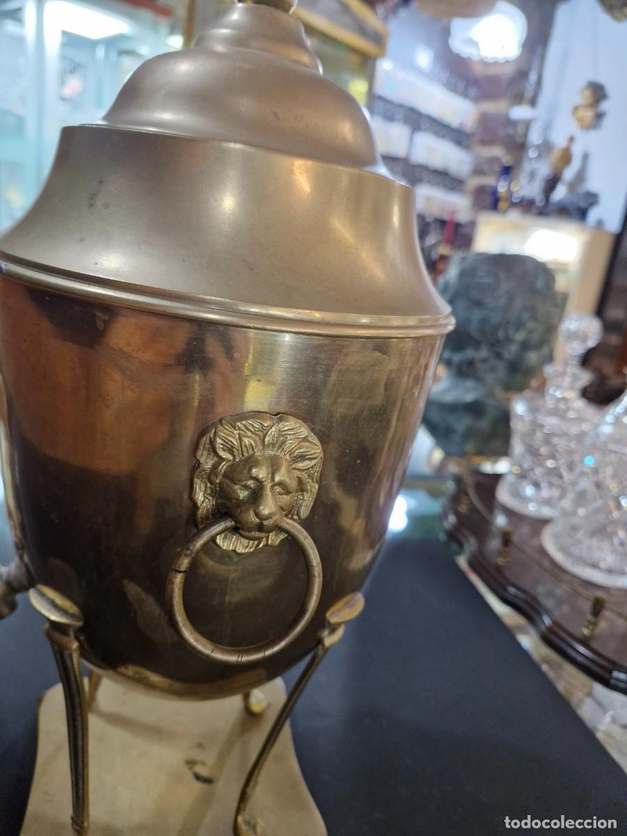 Antig&uuml;edades: ANTIGUO SAMOVAR COREANO CON CABEZA DE LEON TECXX 148 - Foto 3