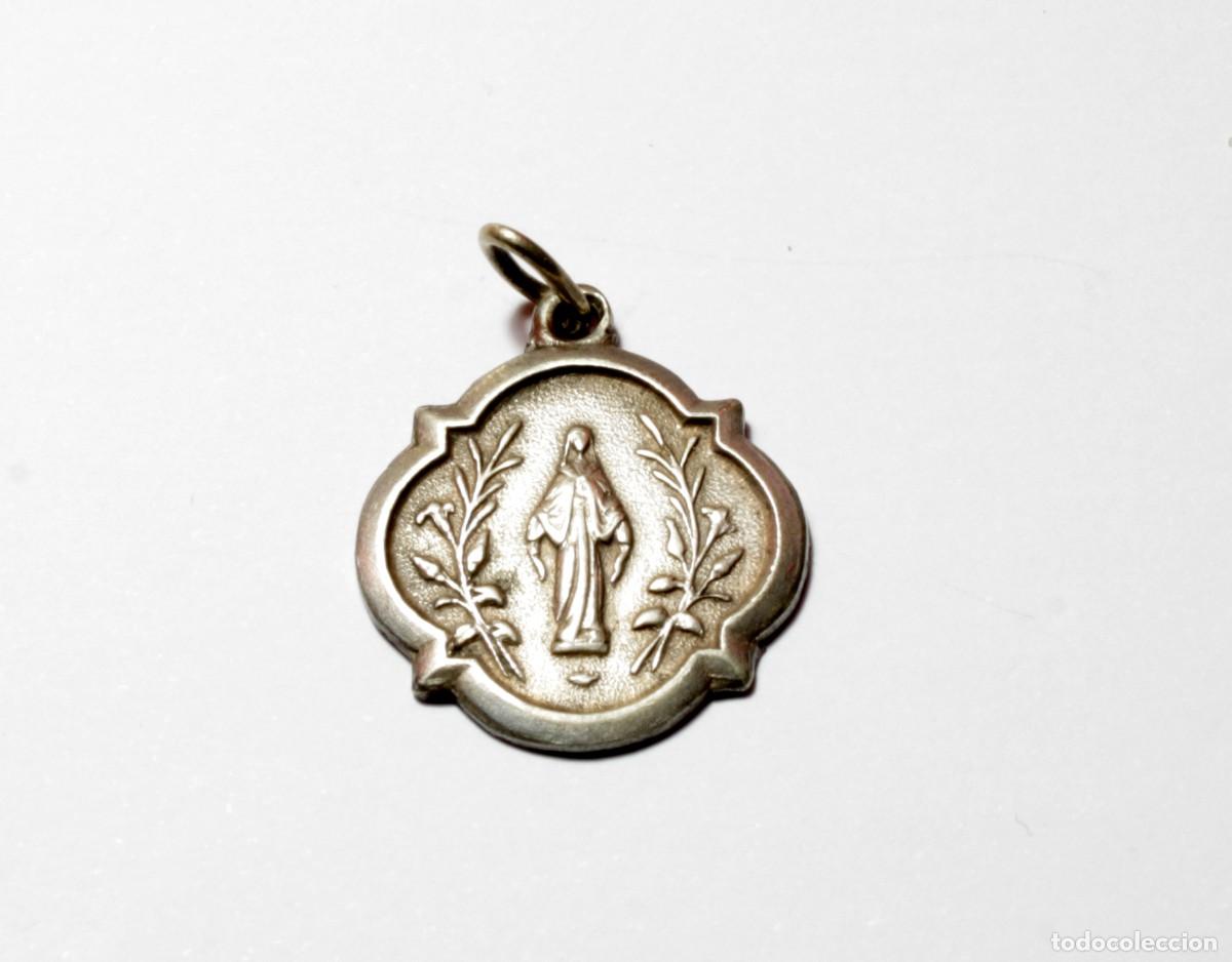 Antig&uuml;edades: MEDALLA DE PLATA, MARIA INMACULADA - Foto 1