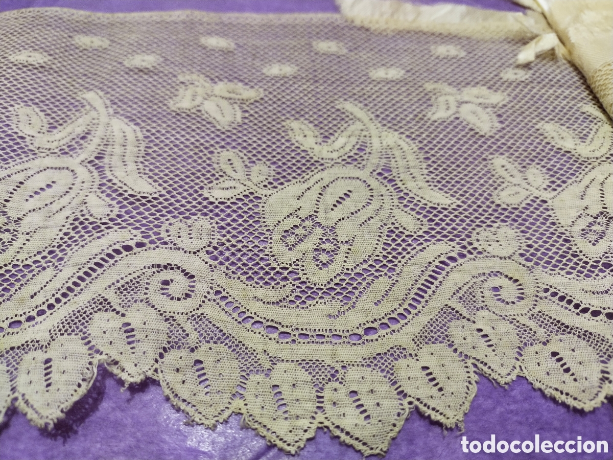 Antig&uuml;edades: Antiguo encaje de Valencien - Foto 4