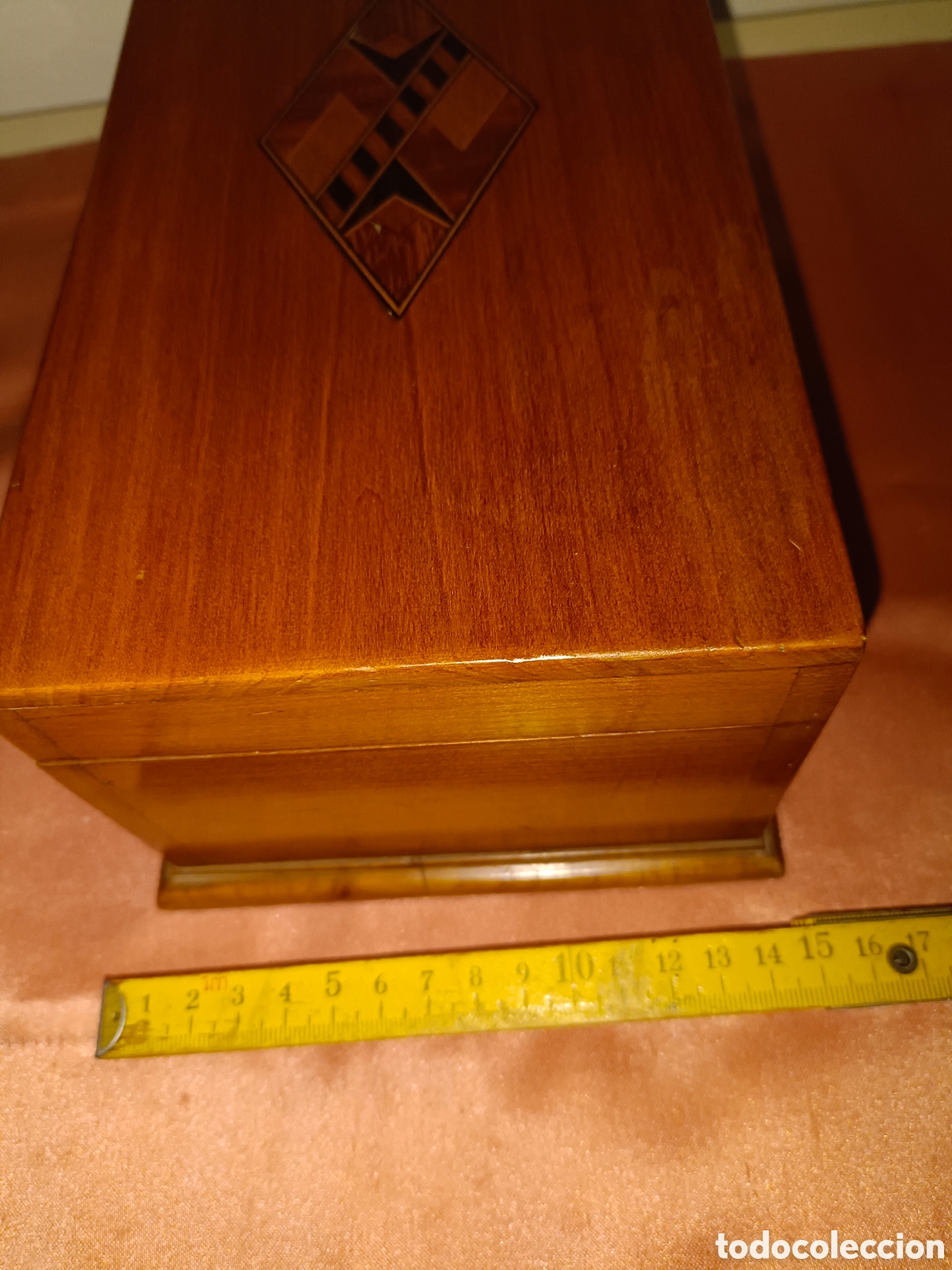 Antig&uuml;edades: Caja de madera muy antigua - Foto 4