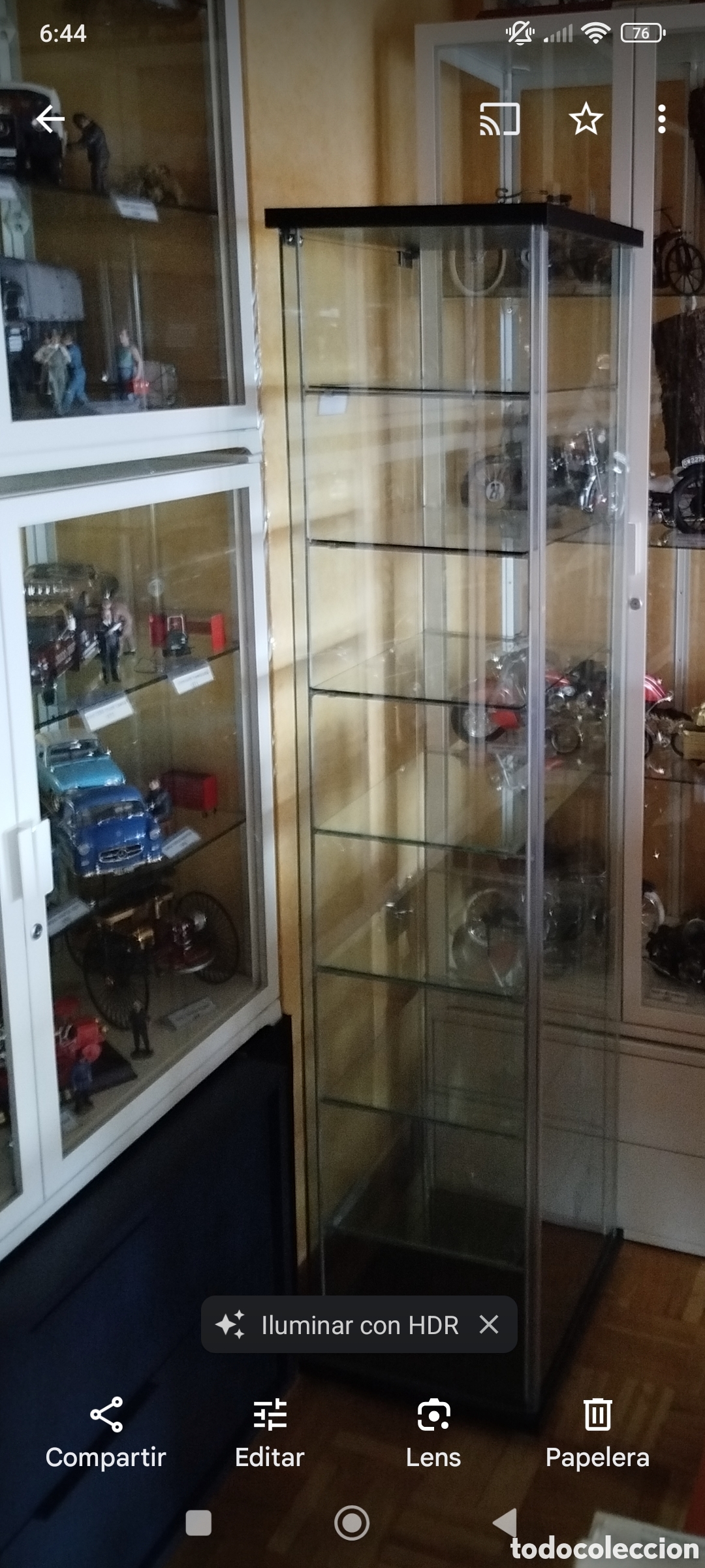 Antig&uuml;edades: Vitrinas expositor de cristal - Foto 3