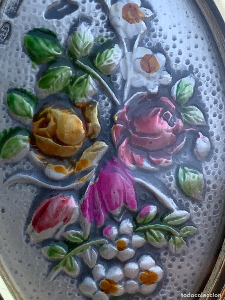 Antig&uuml;edades: Plata REPUJADA. Flores. LORETO, ITALIA. - Foto 6