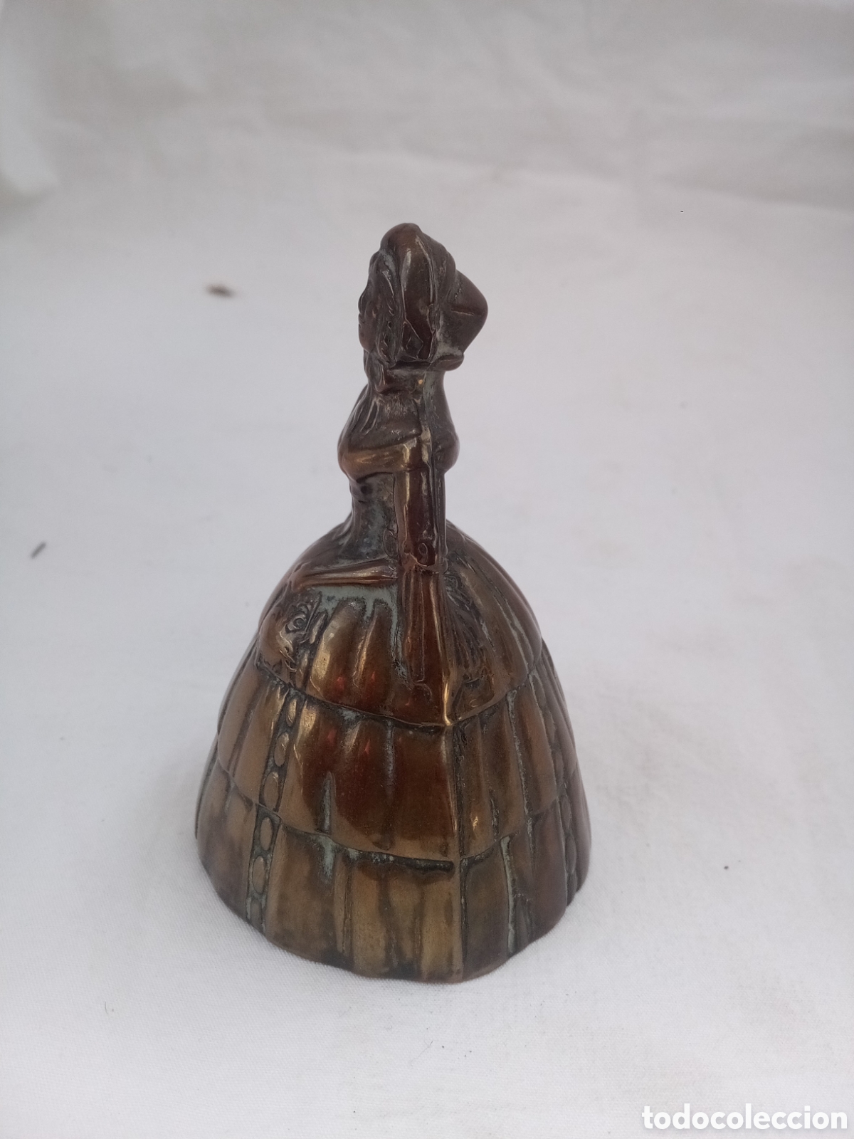 Antig&uuml;edades: CAMPANILLA DE MANO DE SERVICIO DE DAMA DE &Eacute;POCA - INGLATERRA *BC - Foto 2