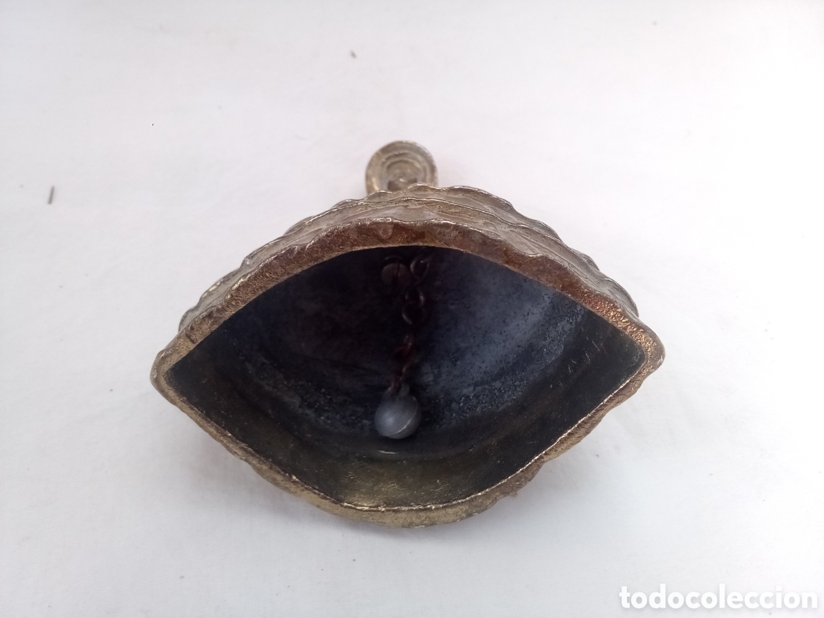 Antig&uuml;edades: CAMPANILLA DE MANO DE SERVICIO DE DAMA DE &Eacute;POCA *BC - Foto 7