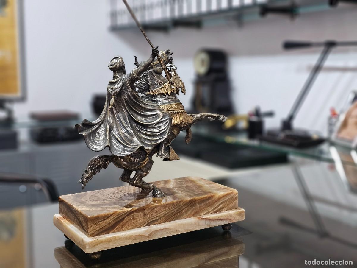 Antig&uuml;edades: Jinete a caballo de bronce - Foto 4