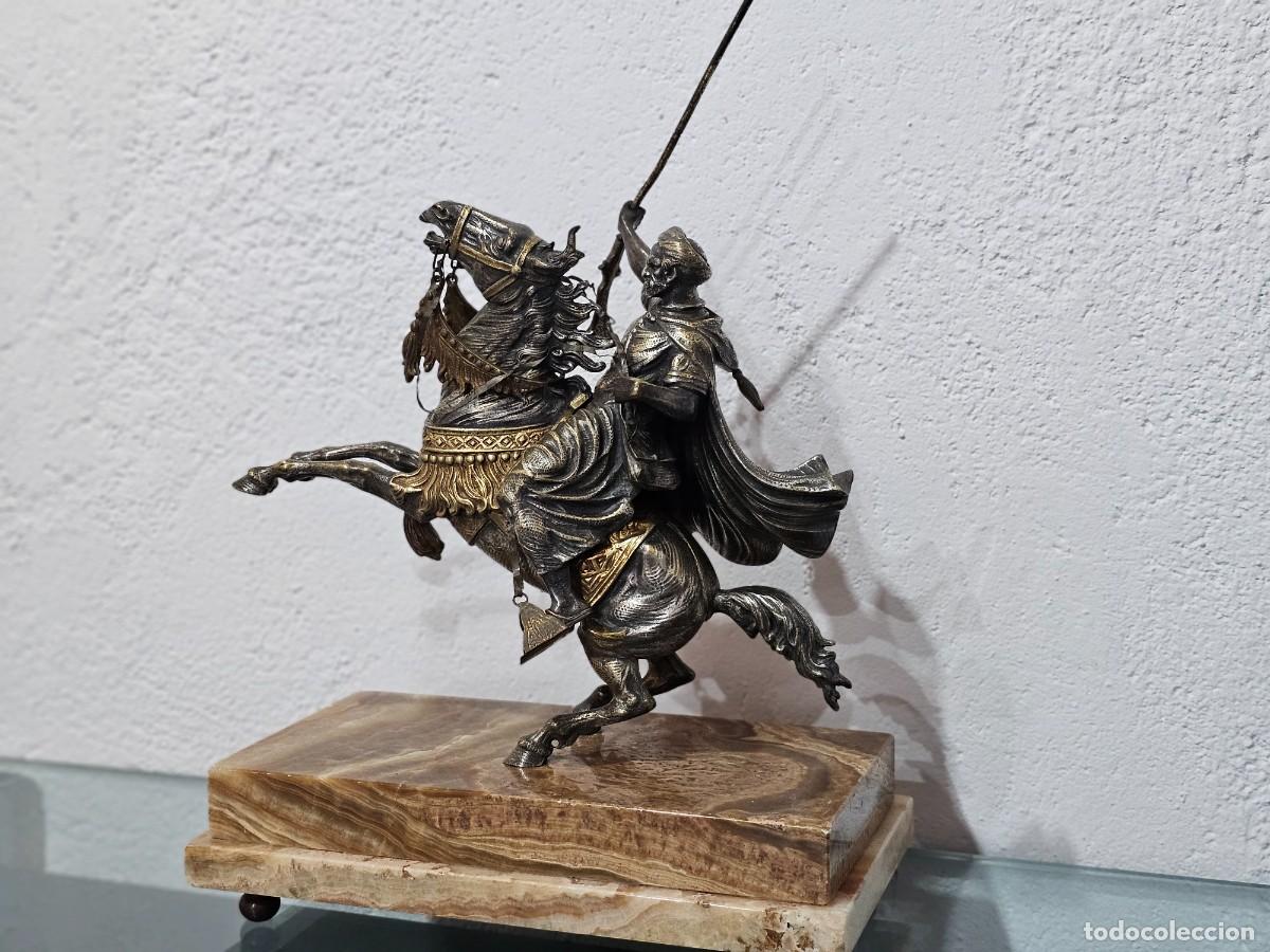 Antig&uuml;edades: Jinete a caballo de bronce - Foto 6