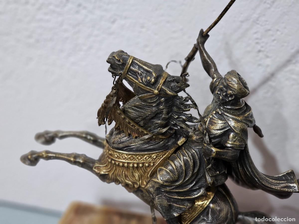 Antig&uuml;edades: Jinete a caballo de bronce - Foto 9
