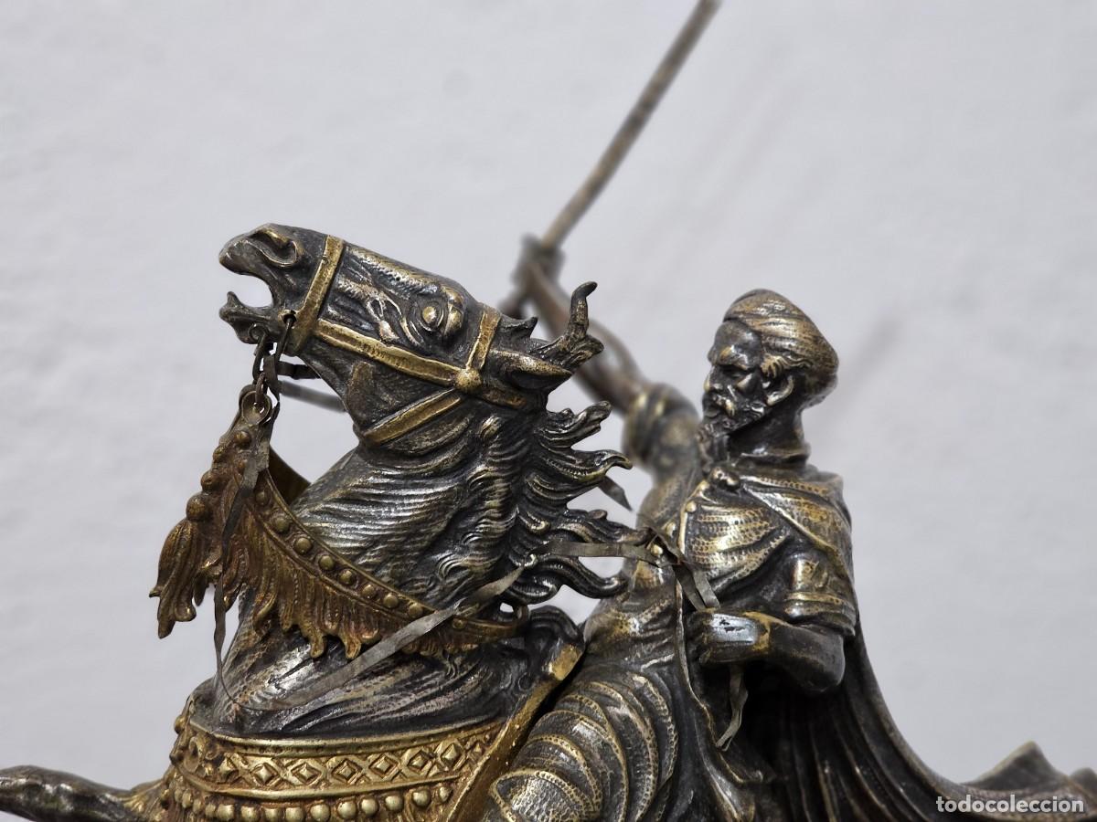 Antig&uuml;edades: Jinete a caballo de bronce - Foto 1