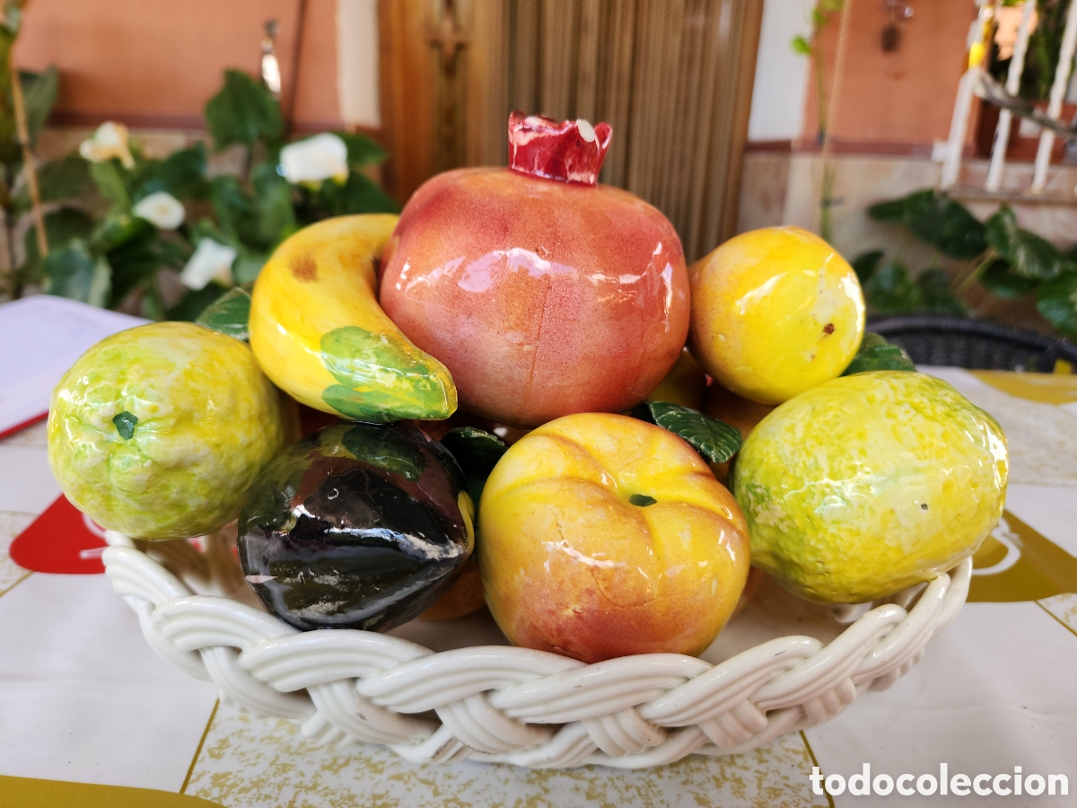 Antig&uuml;edades: Frutero de cer&aacute;mica de manises - Foto 2