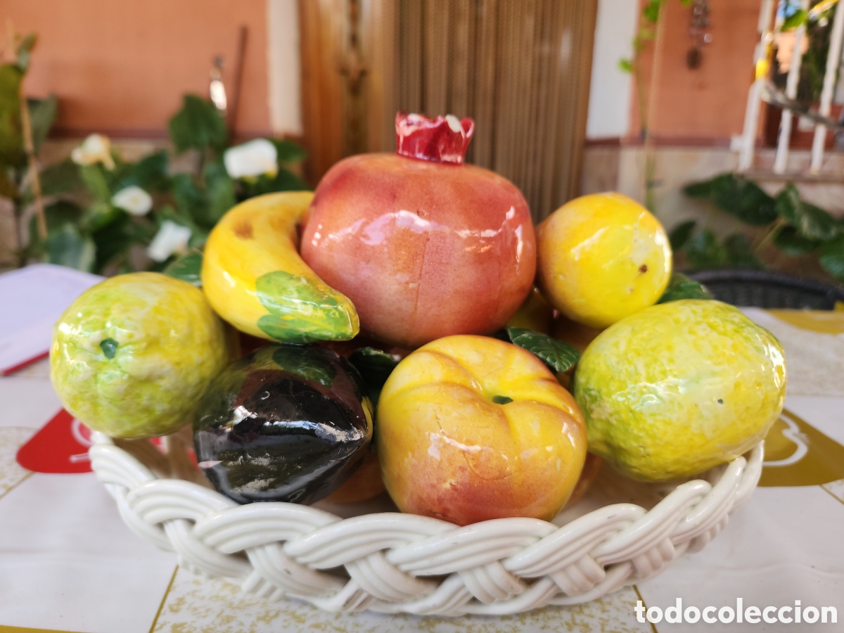 Antig&uuml;edades: Frutero de cer&aacute;mica de manises - Foto 1