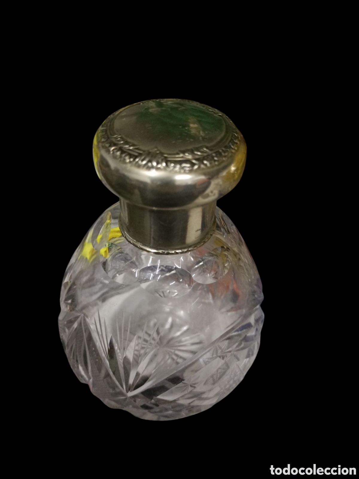 Antig&uuml;edades: Frasco de perfume cristal de Bohemia - Foto 2