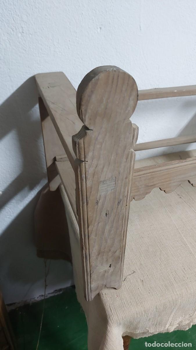 Antig&uuml;edades: Patas de madera para baul - Foto 2