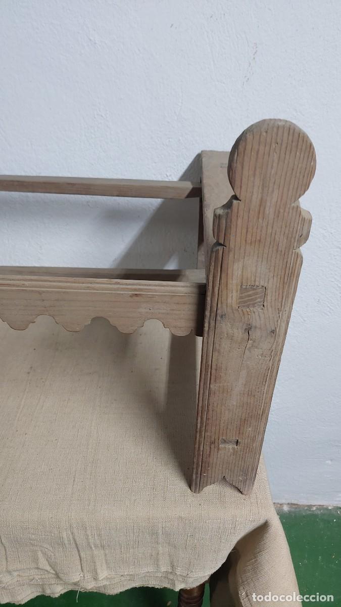 Antig&uuml;edades: Patas de madera para baul - Foto 3