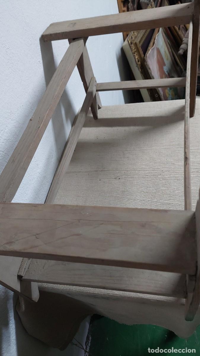 Antig&uuml;edades: Patas de madera para baul - Foto 4