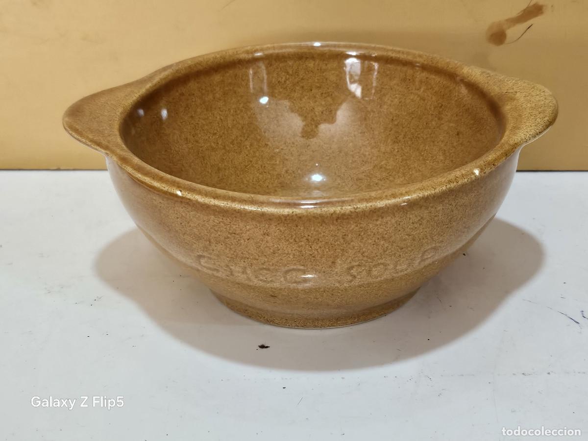 Antig&uuml;edades: cuenco de ceramica antiguo - Foto 1