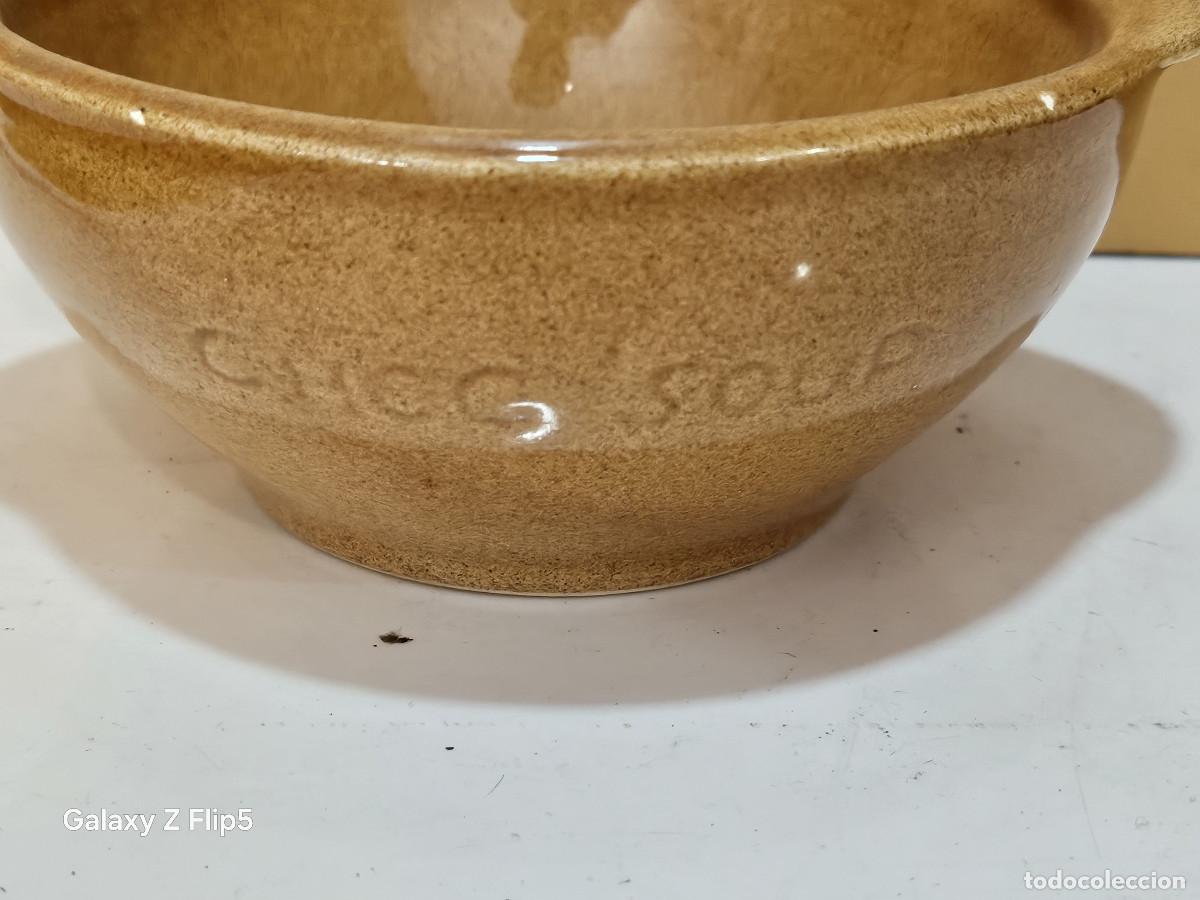 Antig&uuml;edades: cuenco de ceramica antiguo - Foto 2