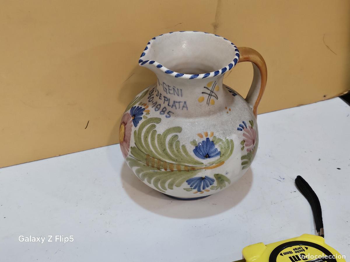 Antig&uuml;edades: jarra de ceramica de la tavera - Foto 1