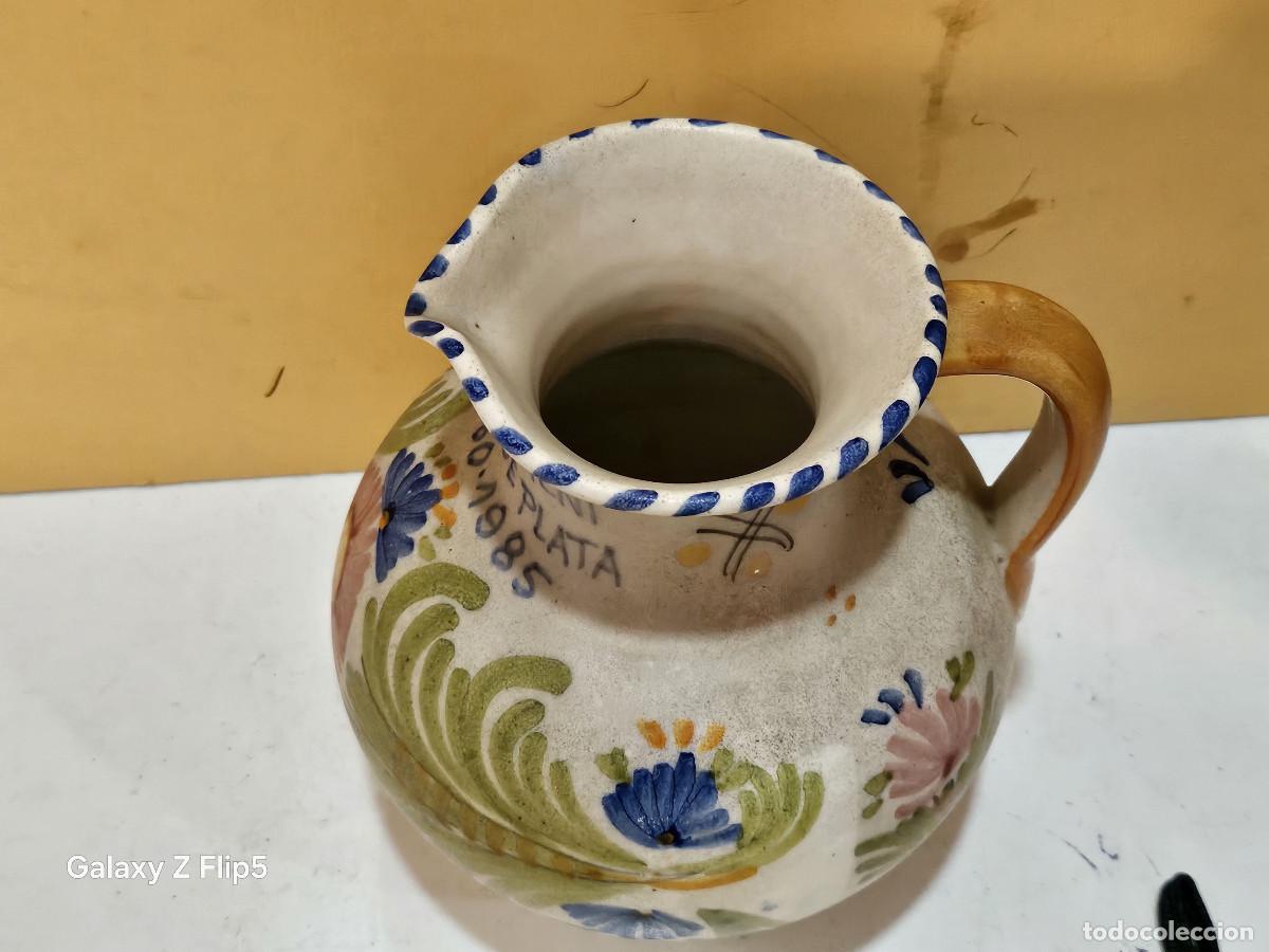 Antig&uuml;edades: jarra de ceramica de la tavera - Foto 3