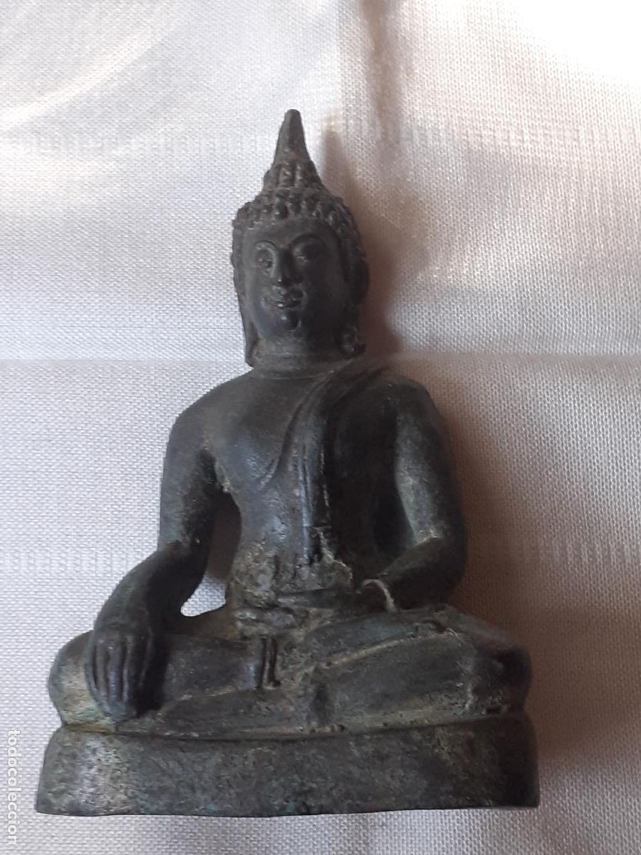 Antig&uuml;edades: Buda de bronce tahilandes - Foto 2