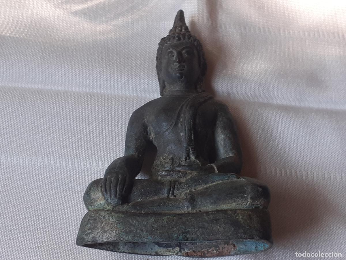 Antig&uuml;edades: Buda de bronce tahilandes - Foto 3