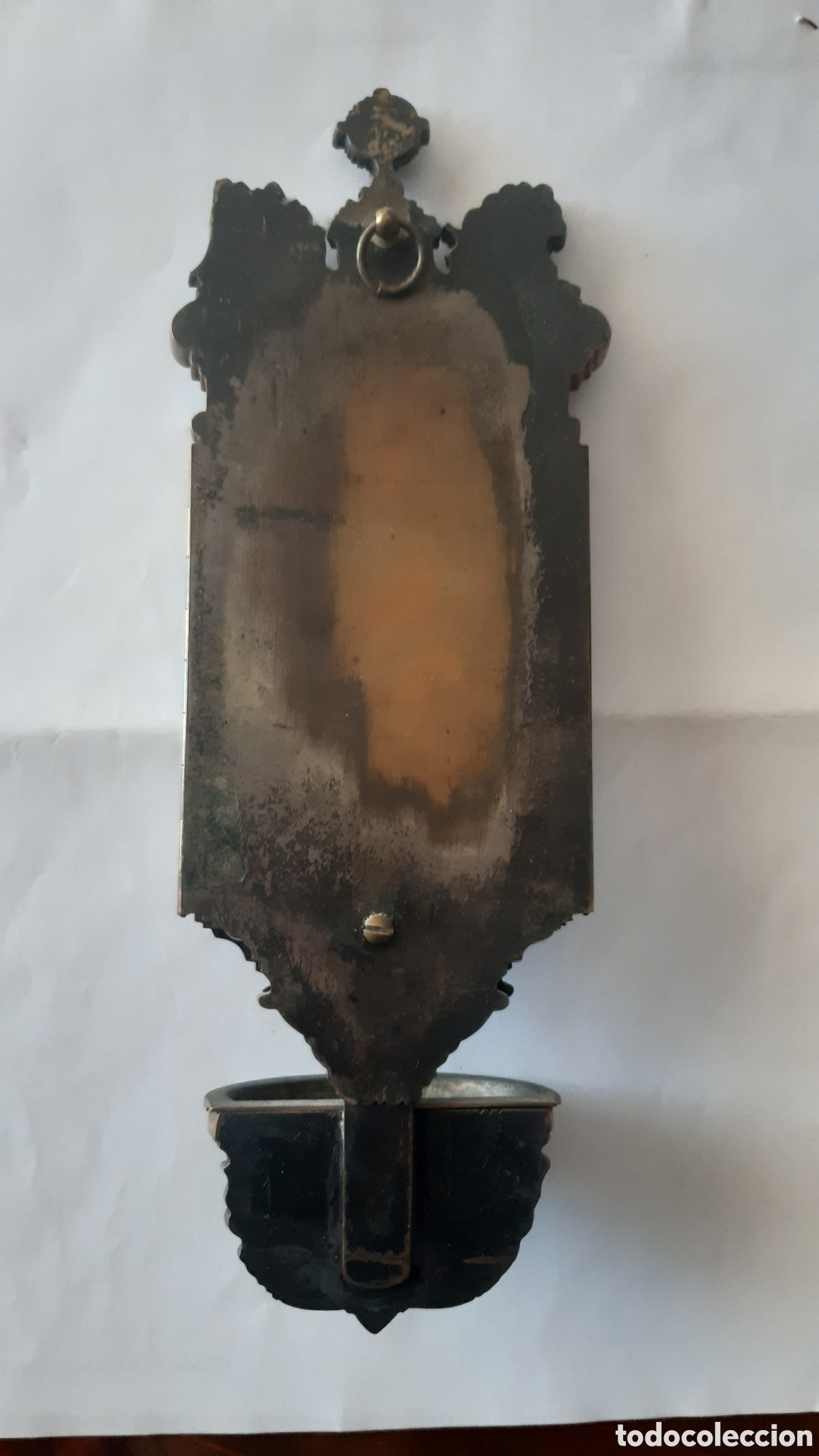 Antig&uuml;edades: Tr&iacute;ptico de Bronce s. XIX - Foto 4